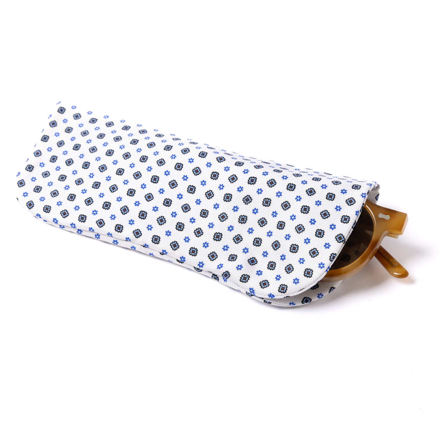 Glasses Case "Silk Case" made from Printed Silk - handmade